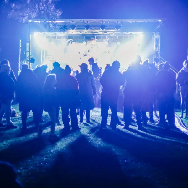 night time stage